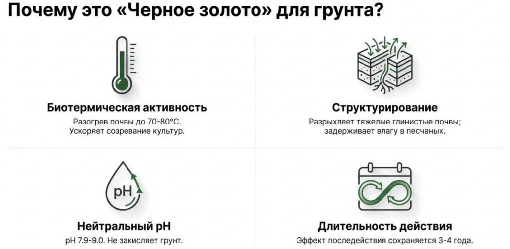 действие на почву